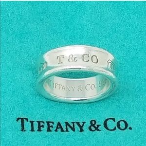 Tiffany & Co. 1837 Concave Ring Size 6